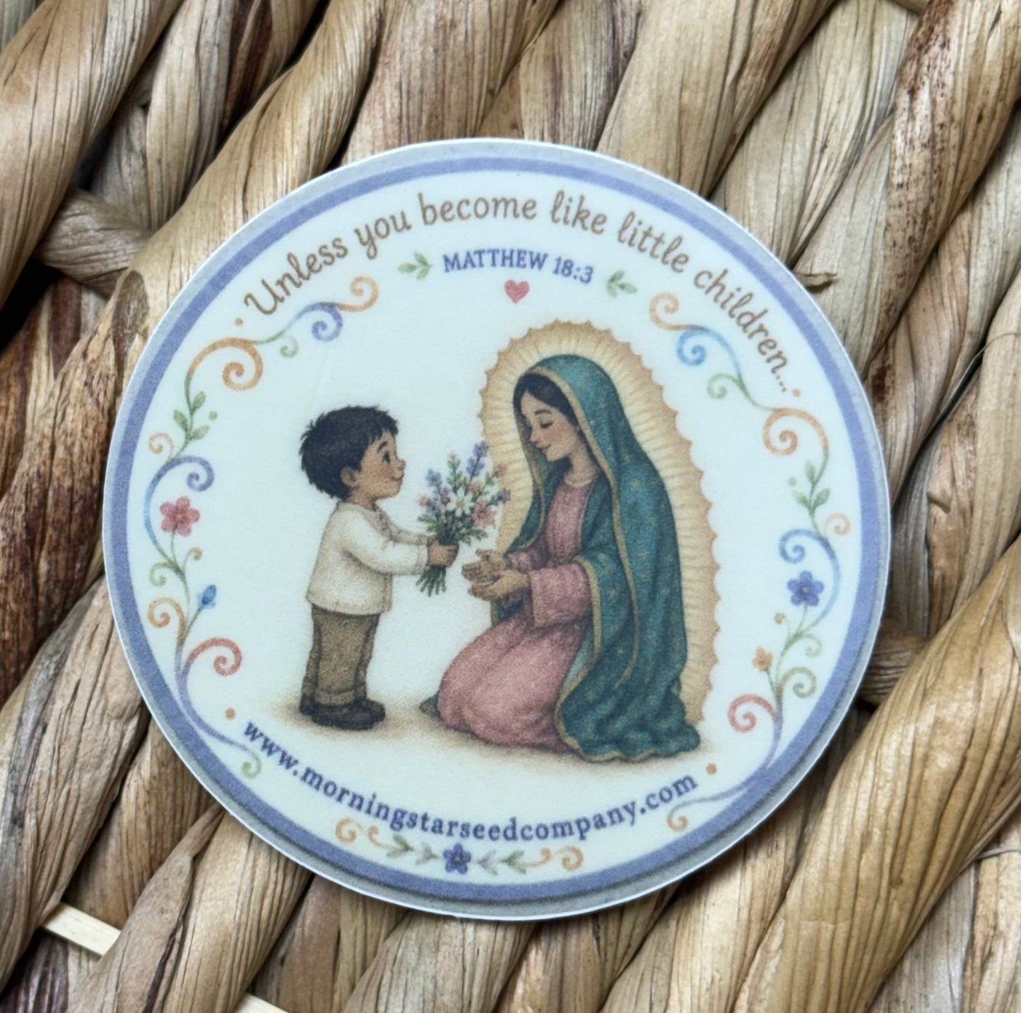 Our Lady of Guadalupe Catholic sticker