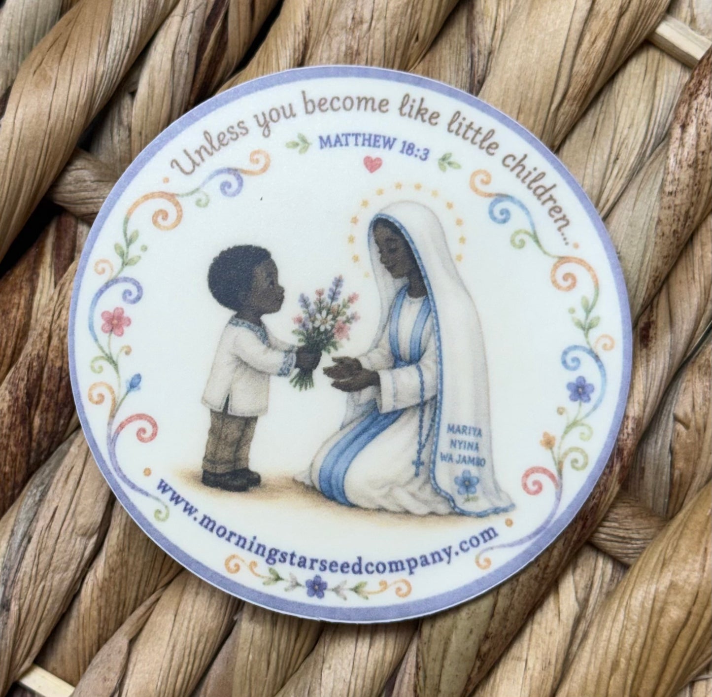 Our Lady of Kibeho Catholic Sticker
