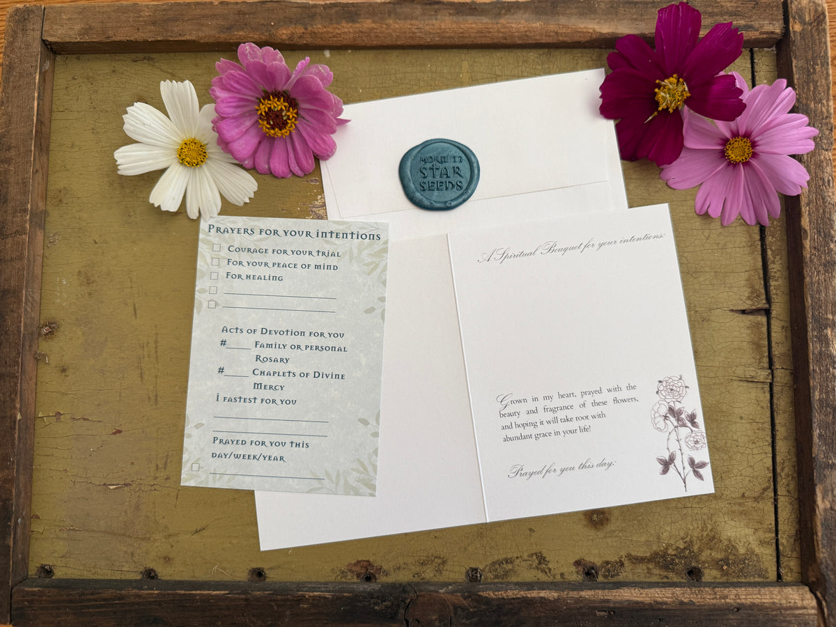 Marian Spirtual Bouquet Gift Set | Catholic Gift for Women