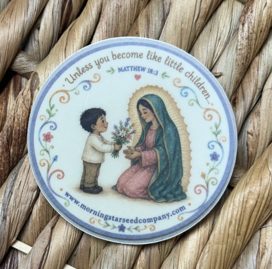 Our Lady of Guadalupe Catholic sticker
