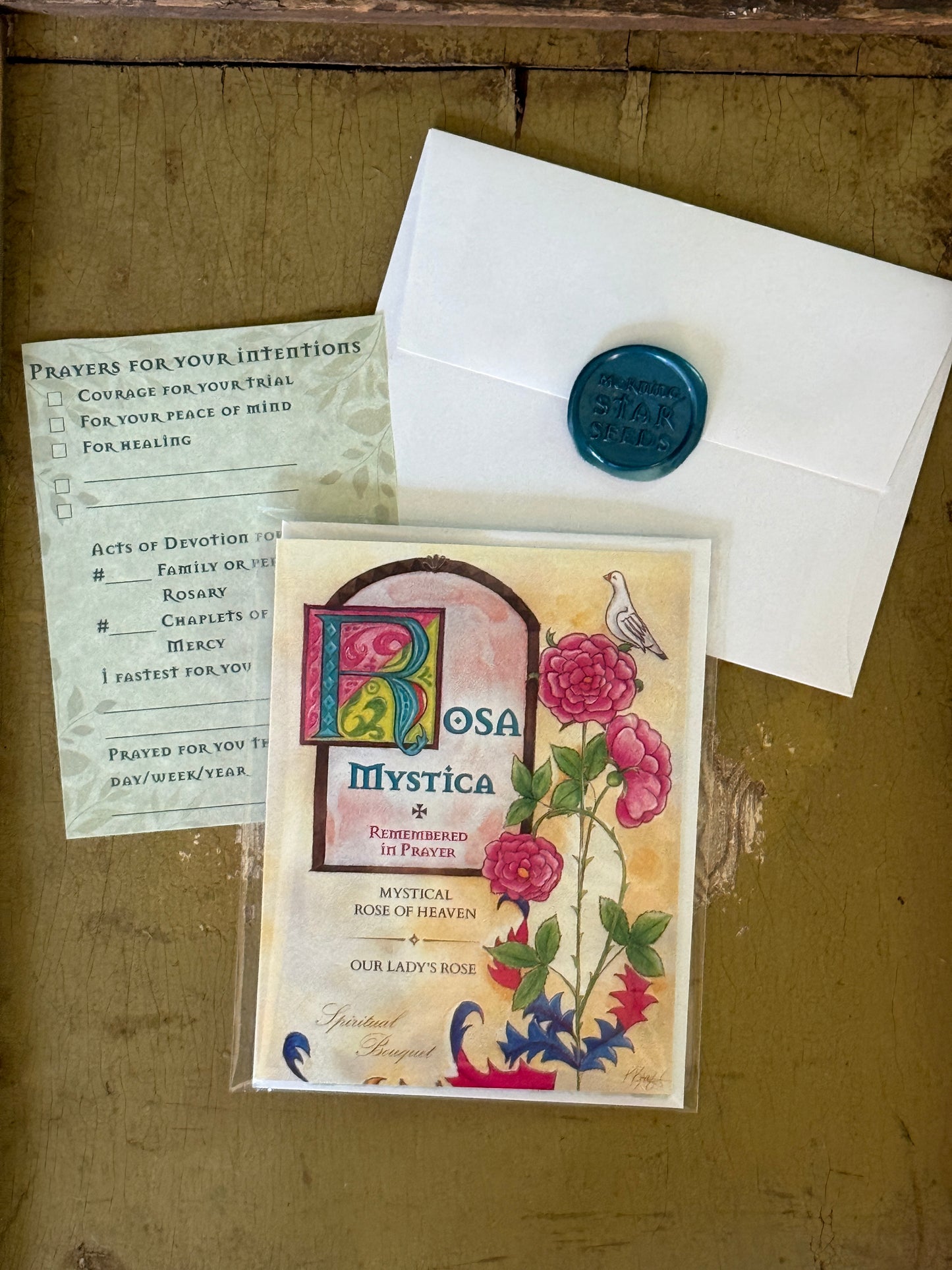 Marian Spiritual Bouquet Card